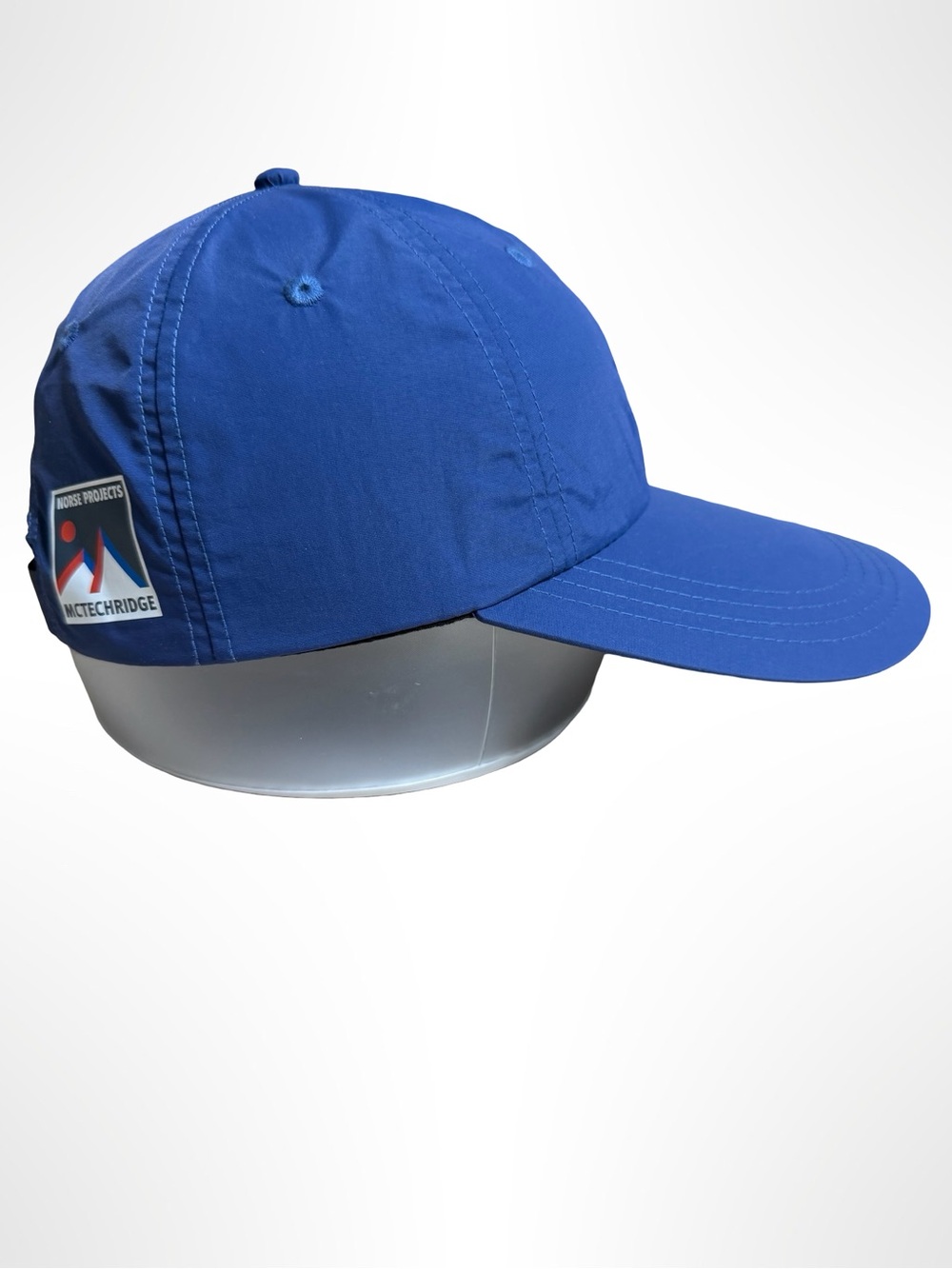 Norse Projects Geoff McFetridge Longbill Nylon Technical Cap Hat Blue - Picture 4 of 8